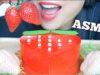 ASMR STRAWBERRY MOUSSE CAKE + FRESH WHITE JAPANESE STRAWBERRY (EATING SOUNDS) NO TALKING | SAS-ASMR