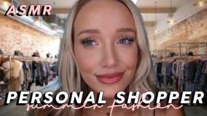 ASMR Summer Personal Shopper (Fabric Sounds, Tapping, Whispers…) | GwenGwiz