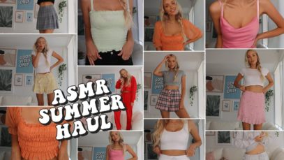 ASMR Summer Try On Haul! Whispers & Fabric Sounds (Aritzia & Urban Outfitters)