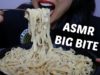 ASMR SUPER Creamy Fettuccine Alfredo (BIG BITES EATING SOUNDS) No Talking | SAS-ASMR