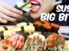 ASMR SUSHI BIG BITE (Eating Sounds) No Talking | SAS-ASMR