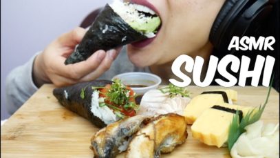 ASMR Sushi (EATING SOUNDS) No Talking | SAS-ASMR