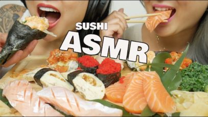 ASMR SUSHI (EATING SOUNDS) NO TALKING | SAS-ASMR