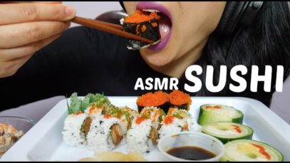 ASMR SUSHI (EATING SOUNDS) No Talking | SAS-ASMR