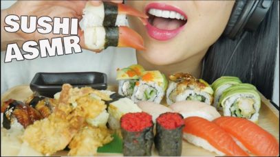 ASMR SUSHI NIGIRI (EATING SOUNDS) NOT TALKING | SAS-ASMR