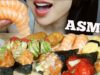 ASMR SUSHI PLATTER FEAST (EATING SOUNDS) NO TALKING | SAS-ASMR