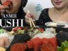 ASMR SUSHI PLATTER (NO TALKING) EATING SOUNDS | SAS-ASMR