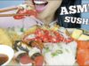 ASMR SUSHI PLATTER *SASHIMI + NIGIRI + FRIED ROLLS (EATING SOUNDS) NO TALKING | SAS-ASMR