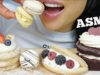 ASMR SWEET PASTRY *MACARON + RED VELVET CAKE (SOFT EATING SOUNDS) NO TALKING | SAS-ASMR