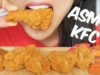 ASMR Sweet + Spicy KFC BEST FRIED CHICKEN (CRUNCHY EATING SOUNDS) NO TALKING | SAS-ASMR