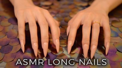 ASMR Table Tapping & Scratching with Long Nails (No Talking)