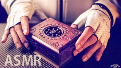 ASMR Tapping & Brushing on WOODEN Box ?NO TALKING for SLEEP