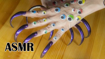 ASMR tapping. Long Nails and cat triggers for sleep.