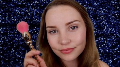 ASMR Tarte Makeup Haul (Unboxing, Doing Your Makeup)