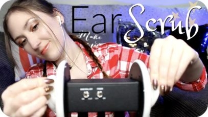 ASMR Textured Ear Massage (NO TALKING) Salt Scrub, Gel, Sugar & Sticky Syrup ? For Sleep & Study