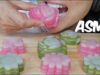 ASMR ขนมชั้น Thai Layer Sweet CAKE (Soft Squishy EATING SOUNDS) NO TALKING | SAS-ASMR