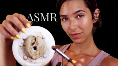 ASMR Tingly Coffee Ear Cleaning (Scrub Massage, Sponge sounds, Sticky sounds…)