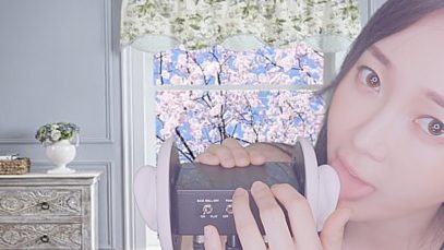 ASMR Tingly Mouth Sounds in a Spring Breeze 벚꽃엔딩