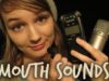 ASMR Tingly Mouth Sounds & Unintelligible Whispering (Hi-Fi to Lo-Fi)