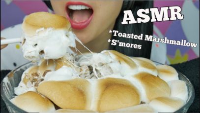 ASMR TOASTED MARSHMALLOW + S’MORES PIE (EATING SOUNDS) NO TALKING | SAS-ASMR