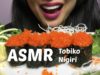 ASMR Tobiko Nigiri (Crunchy Flying Fish Roe) NO TALKING Eating Sounds | SAS-ASMR
