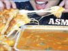 ASMR TOMATO SOUP + PIZZA BREAD GRILL CHEESE (EATING SOUNDS) NO TALKING | SAS-ASMR