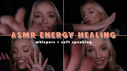 ASMR Toxic Energy Pulling + Positive Affirmations | Relaxing Hand Movements, Shh It’s Okay…