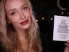 ASMR Tracing Holiday Cards | soft spoken and whispered, soft tracing, no tapping