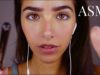 ASMR Tracing on Your Face + Inaudible/Unintelligible Whispering (lots of mouth sounds lol)