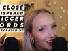 ASMR TRIGGER WORDS! up-close whispers + mic scratching for your tingles ♥