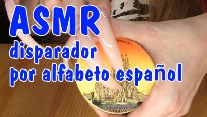 ASMR TRIGGERS FOR SLEEP SPANISH ALPHABET NAIL TAPPING