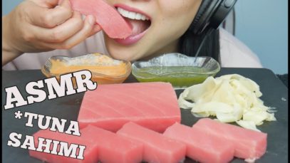ASMR TUNA SASHIMI (EATING SOUNDS) NO TALKING | SAS-ASMR
