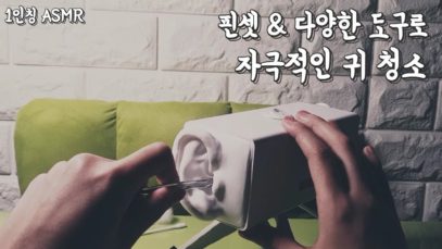 [ASMR] 핀셋 등 다양한 도구로 거친 귀청소 |  Tweezers Ear Cleaning