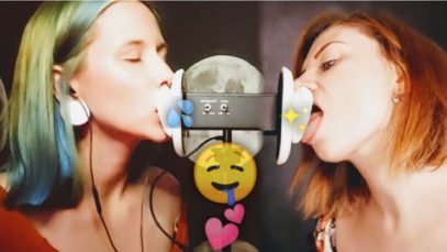 ASMR | Twin ear eating ??