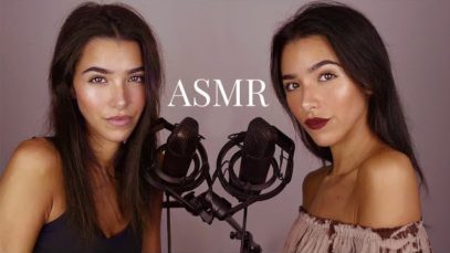 ASMR Twins Intense Layered Sounds (Wet mouth sounds, Mic scratching, Scalp massage, kisses…)