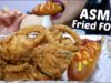 ASMR ULTIMATE Fried FOOD (Onion Rings, Fried Chicken + Corndogs) NO TALKING EATING SOUNDS | SAS-ASMR