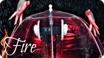 ASMR Umbrella 2 ☔️ NO TALKING ? Tapping, Brushing, Fire, Rain, Water Spritzing, Layered Sounds, MORE