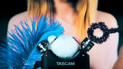 ASMR UNIQUE TASCAM TRIGGERS for intense tingles, relaxation and sleep (ASMR no talking)