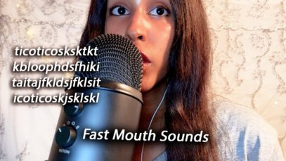 ASMR Unusual Mouth Sounds – Intense Fast Mouth Sounds/Unintelligible Whisper