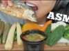 ASMR Veggies + SPICY Shrimp Paste Chilli Dip (EATING SOUNDS) NO TALKING | SAS-ASMR