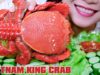 ASMR VIETNAM KING CRAB ( exotic Food ) , EATING SOUND | LINH-ASMR