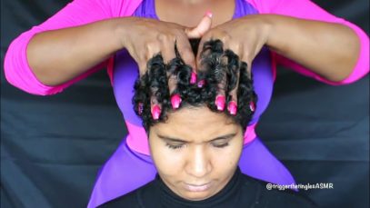 ASMR VIGOROUS Scalp Scatch & Deep Head Massage With Oil