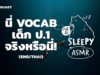 ASMR | VOCAB เด็ก ป.1 ! พี่อึ้งมาก… (ENG/THAI) (WHALE V.) | คำนี้ดี SLEEPY EP.7B