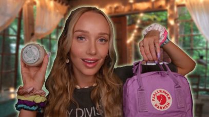 ASMR VSCO Girl Sleepover! (facial, drink making, lid sounds, sksksk, tracing…)