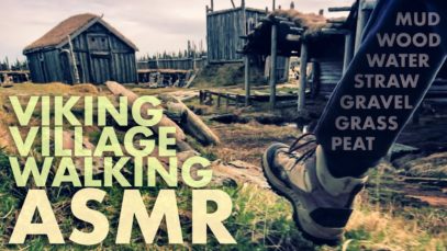 ASMR WALKING on Mud / Wood / Water / Grass / Gravel / Straw – ICELAND NATURE