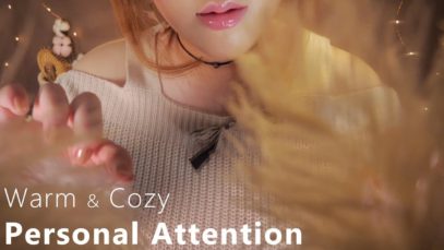 ASMR Warm & Cozy Personal Attention ? (Touching Your Face, Massage, Cleansing, Haircut, Makeup)