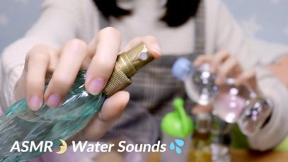 [ASMR] Water Sounds, Liquid Shaking / No Talking / 水の音