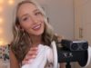 ASMR Whispered Binaural Ear Play! (3dio blowing, cleaning, mic brushing, ear cupping) | GwenGwiz