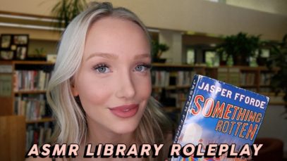 ASMR Whispered Library Roleplay (Page Turning, Tracing, Tapping) | GwenGwiz