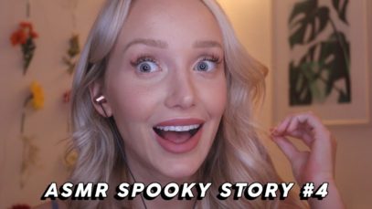 ASMR Whispered Spooky Story #4 (Binaural Ear To Ear Reading + Page Turning) | GwenGwiz